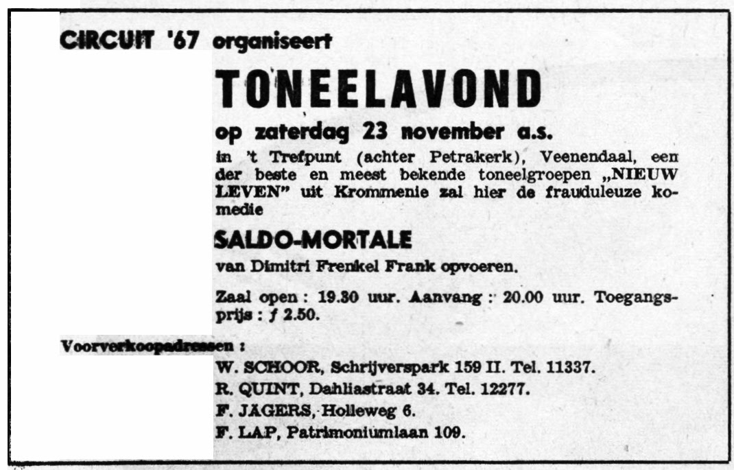 toneel 20nov68